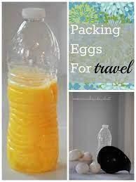 Carry The Pre-Cracked Eggs In A sealed bottle