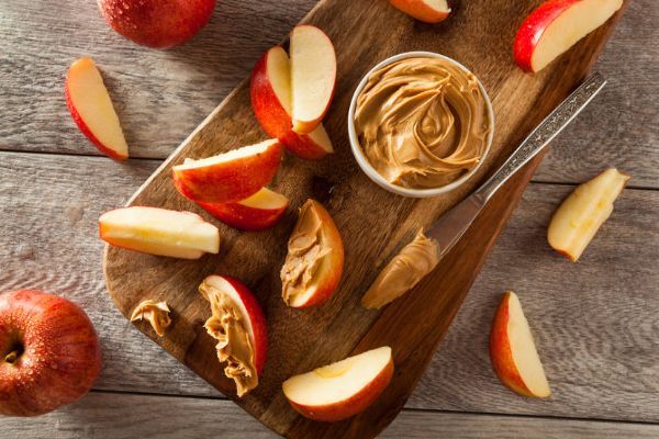 Apple Slices with Almond Butter