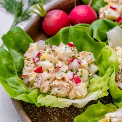 Chicken or Tuna Salad Lettuce Wraps