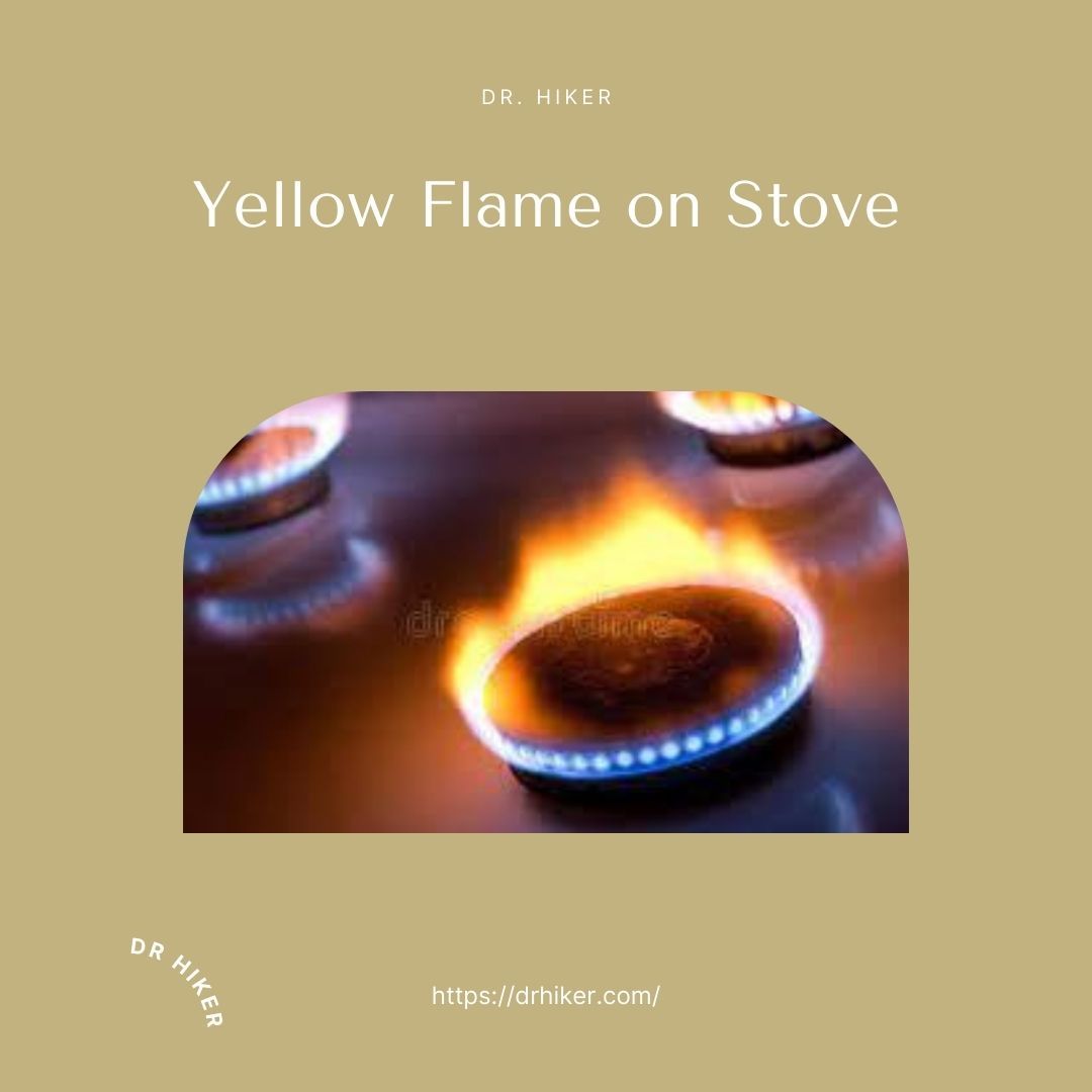 Yellow Flame on Stove
