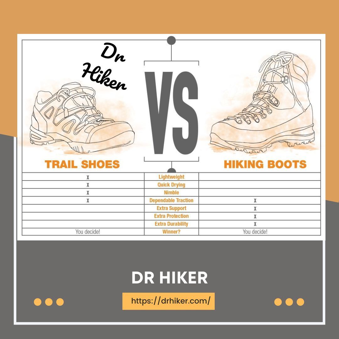 Hiking Shoes Vs. Running Shoes